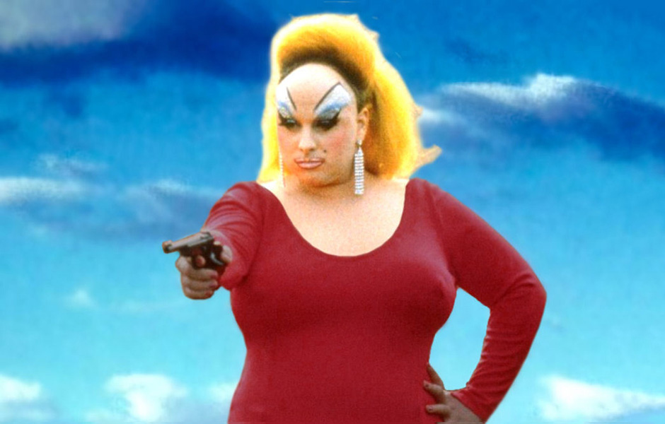 粉红色的火烈鸟