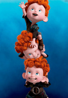 勇敢传说演员表三胞胎（哈里、哈伯、哈密）剧照图片