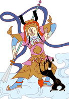 大闹天宫3D演员表二郎神剧照图片