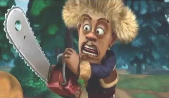 10岁女孩模仿光头强 用电锯锯开妹妹鼻子