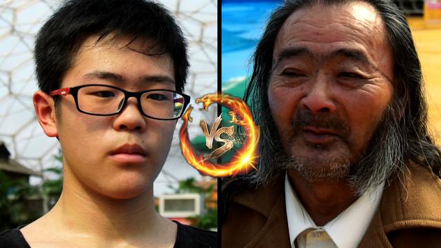 “暴走哥”大战“跑酷小子” 翻越60米高维修道