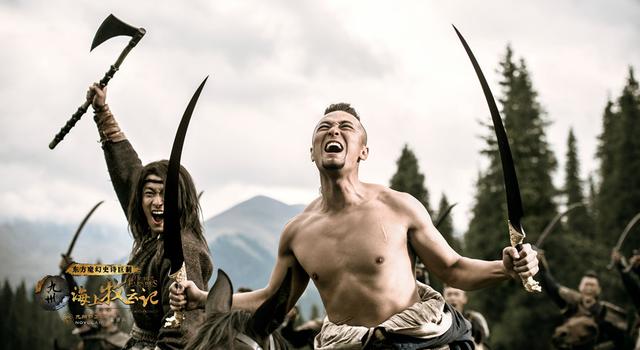 《海上牧云记》曝剧照 蔡鹭裸上身野性十足