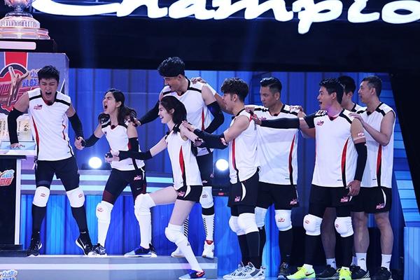 《来吧冠军》明星队VS中国女排 腿长战斗力大PK