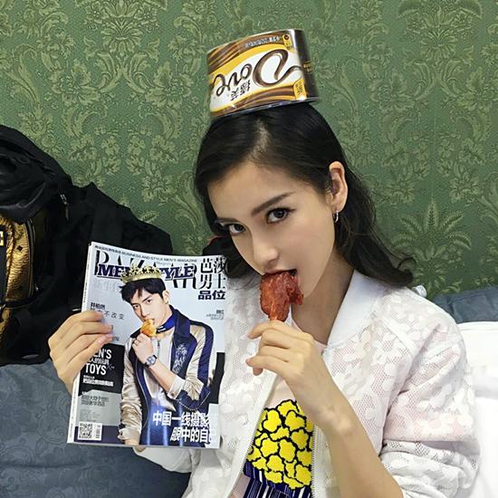 小龙女Angelababy仙气登场 胆量女神名不虚传