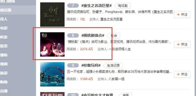 《慎点》播放量破两千万 “旁光剧”效果升温