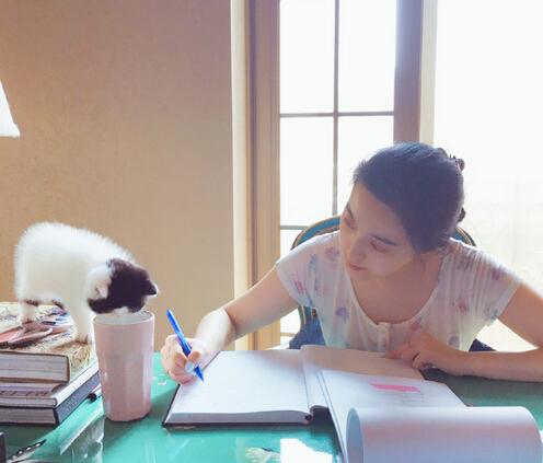 李晨又洒一把狗粮！晒范冰冰素颜读剧本居家照