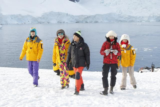 “花样团”南极遇雪崩 林志玲吓呆
