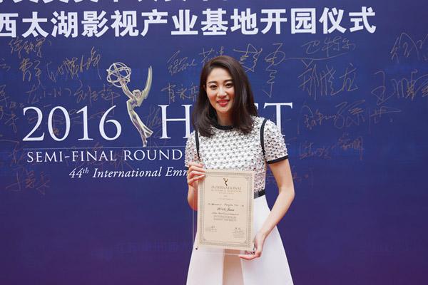 侯梦莎人气飙升 获邀担任国际艾美奖评审