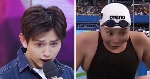 杀姐姐变身表情包 马可傅园慧上身施展洪荒之力