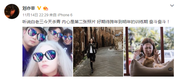 刘亦菲顶着乱蓬蓬的白发搞怪 说好的天仙呢？