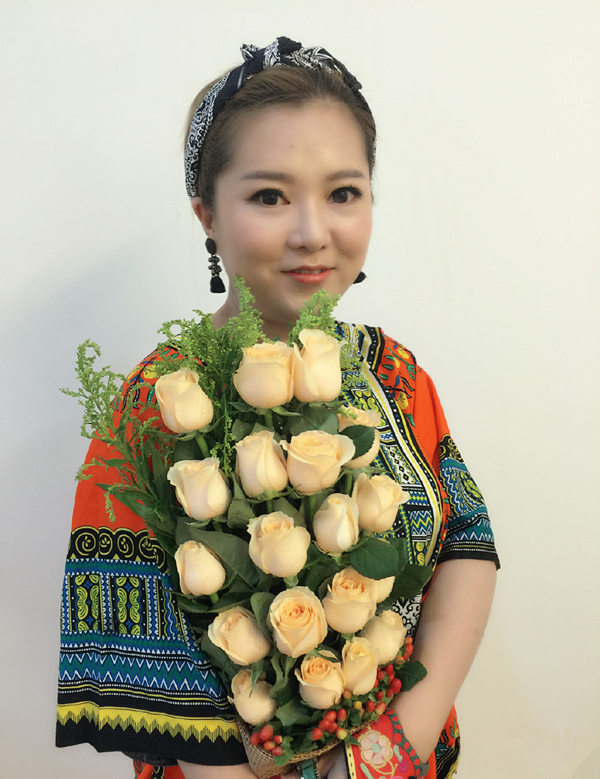 胖阿花扮演者